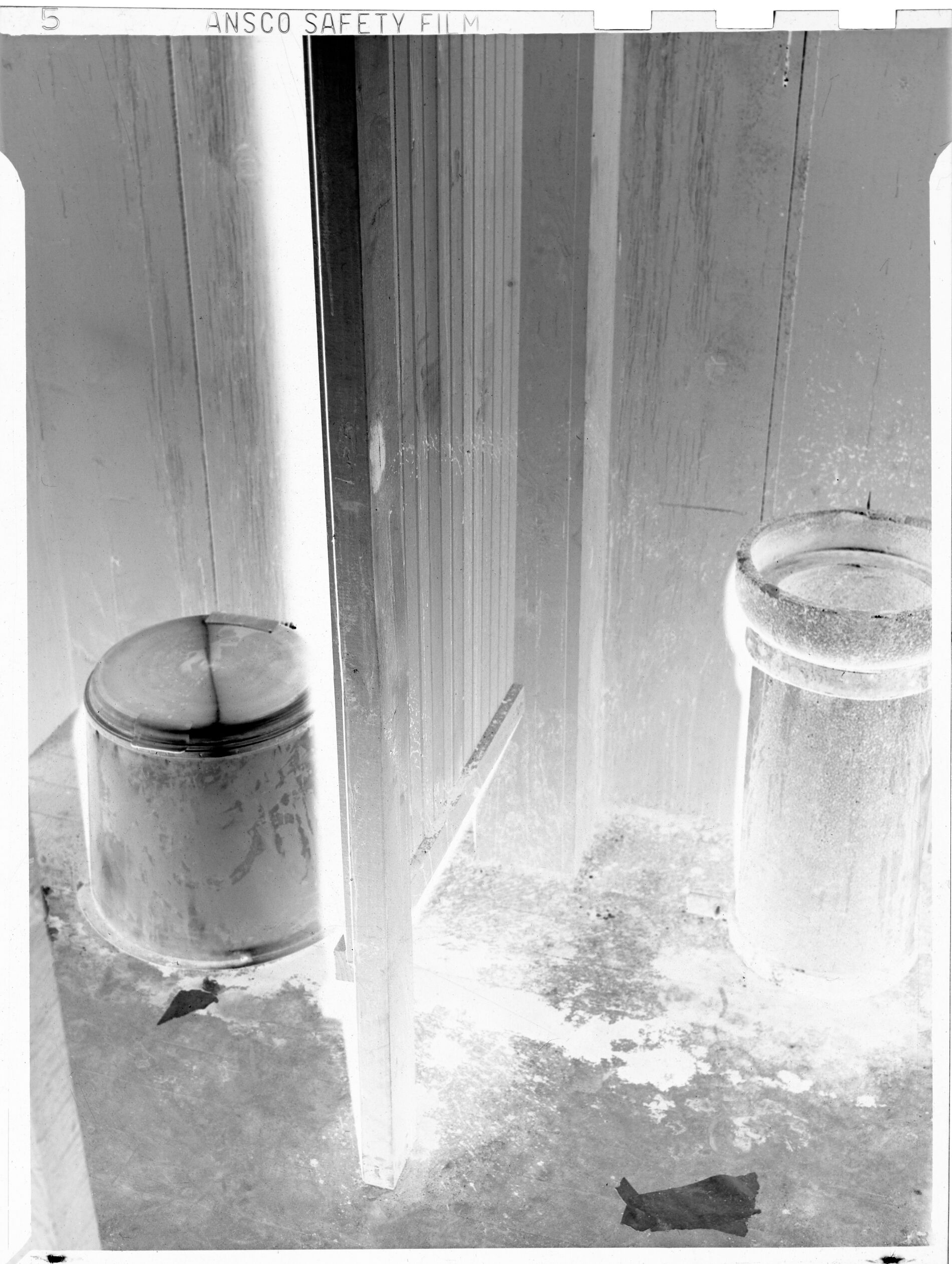 Interior pit toilet at Mariposa Grove.