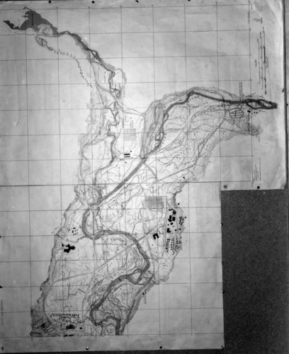 Copy of map of the upper end of the valley.