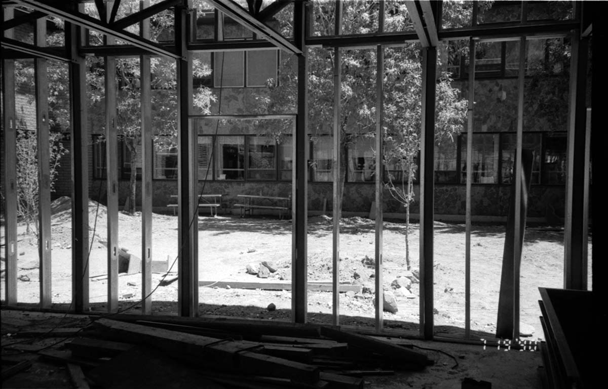 Construction of headquarters addition.