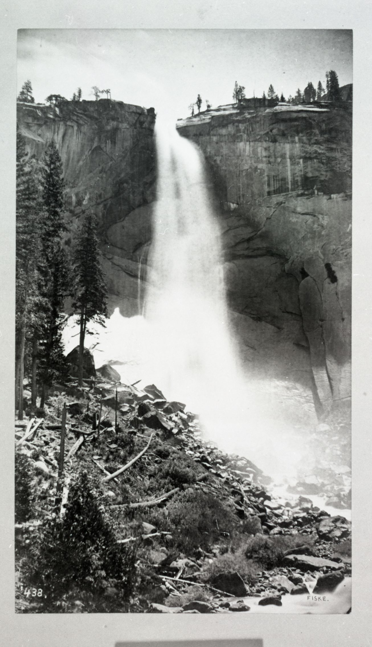 Copy Neg: Dec. 1976. George Fiske cabinet photograph. Copied courtesy of Laura Jane Conway (mother of Dean Conway - manager of the Y. P. & C. Co. Stables). #438.