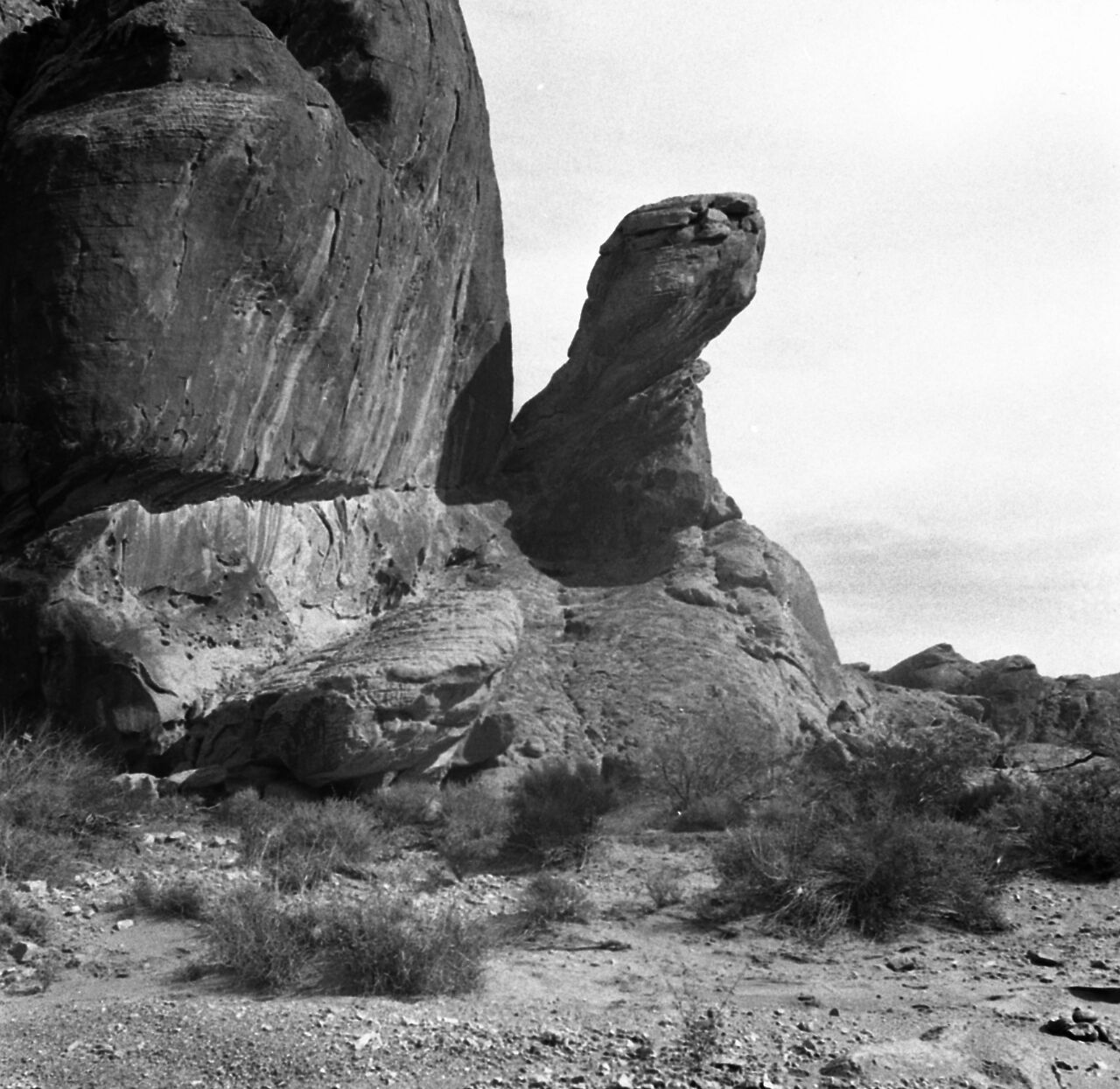 Unusual rock formation