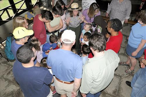 Junior Ranger, Jr. program at Cuyahoga Valley National Park, indoor activities