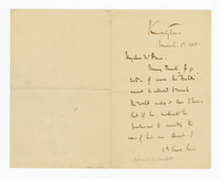 Manuscript letter