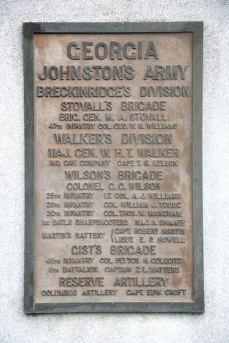 Georgia - Johnston's Army Monument