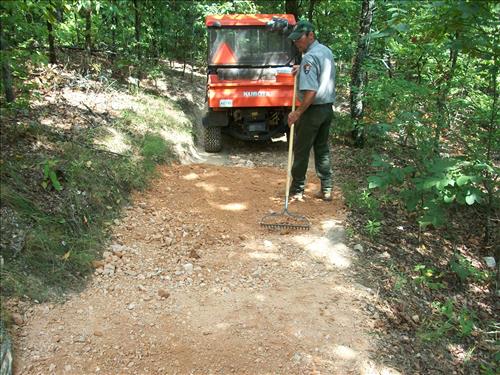 Rehab 20 Miles of Park Trails at Hot Springs National Park in May 2009
