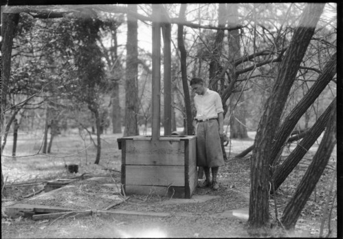 Old well at "Camp Ahwahnee", 1 mile west of old Yosemite Village.
