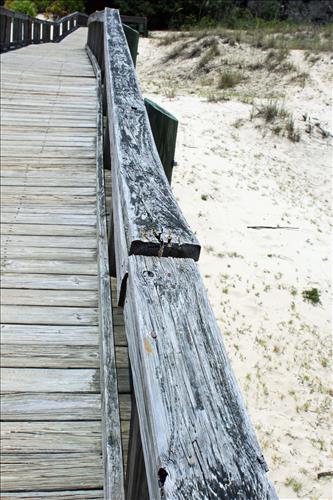 Deferred Maintenance at Dungess and Seacamp Boardwalks in June 2010
