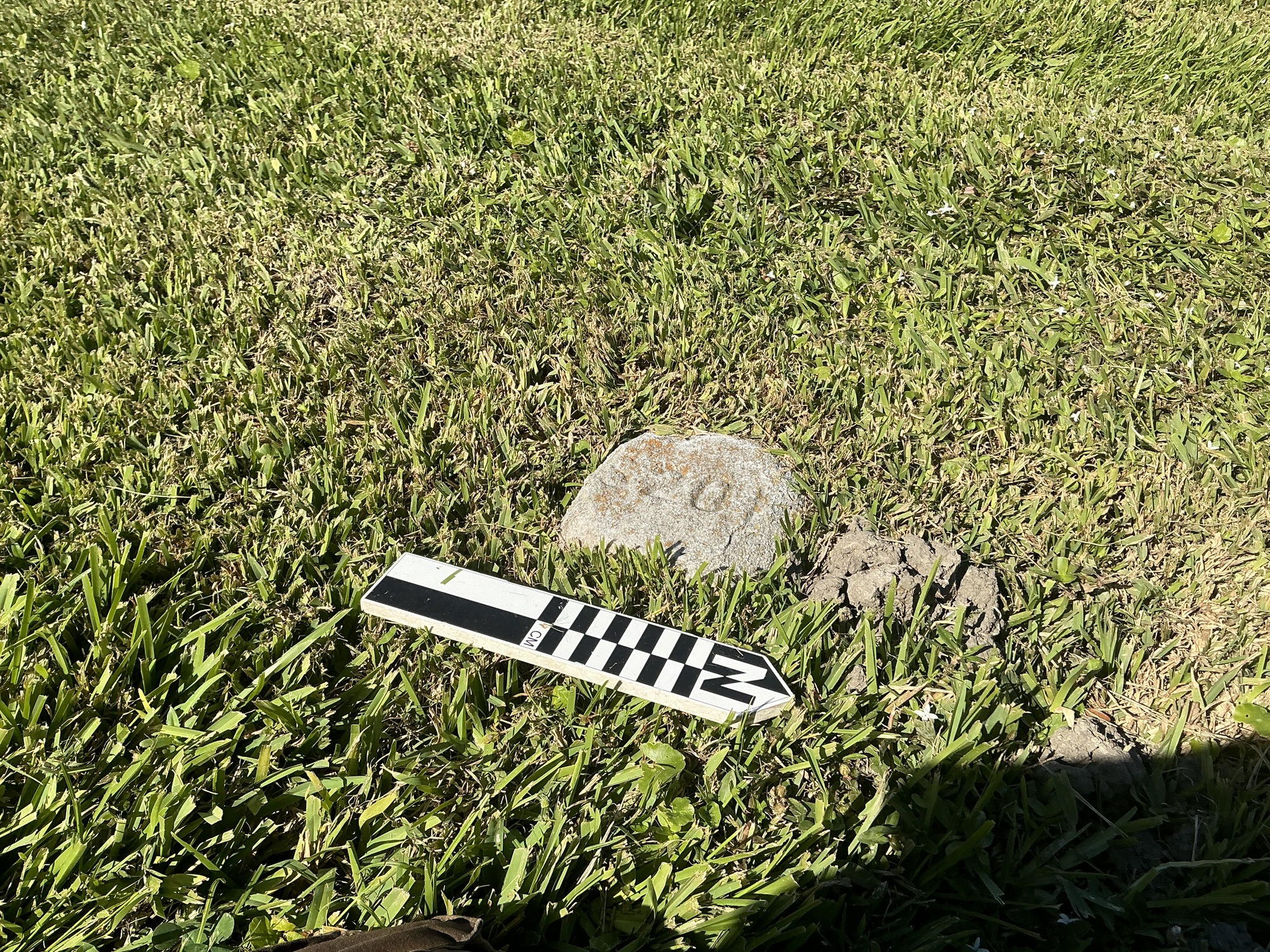 Extra image of flat marble marker