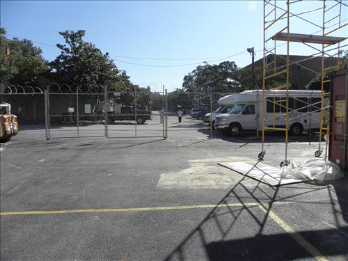 Water damage to Ebenezer Church at Martin Luther King, Jr. National Historical Park in October 2009
