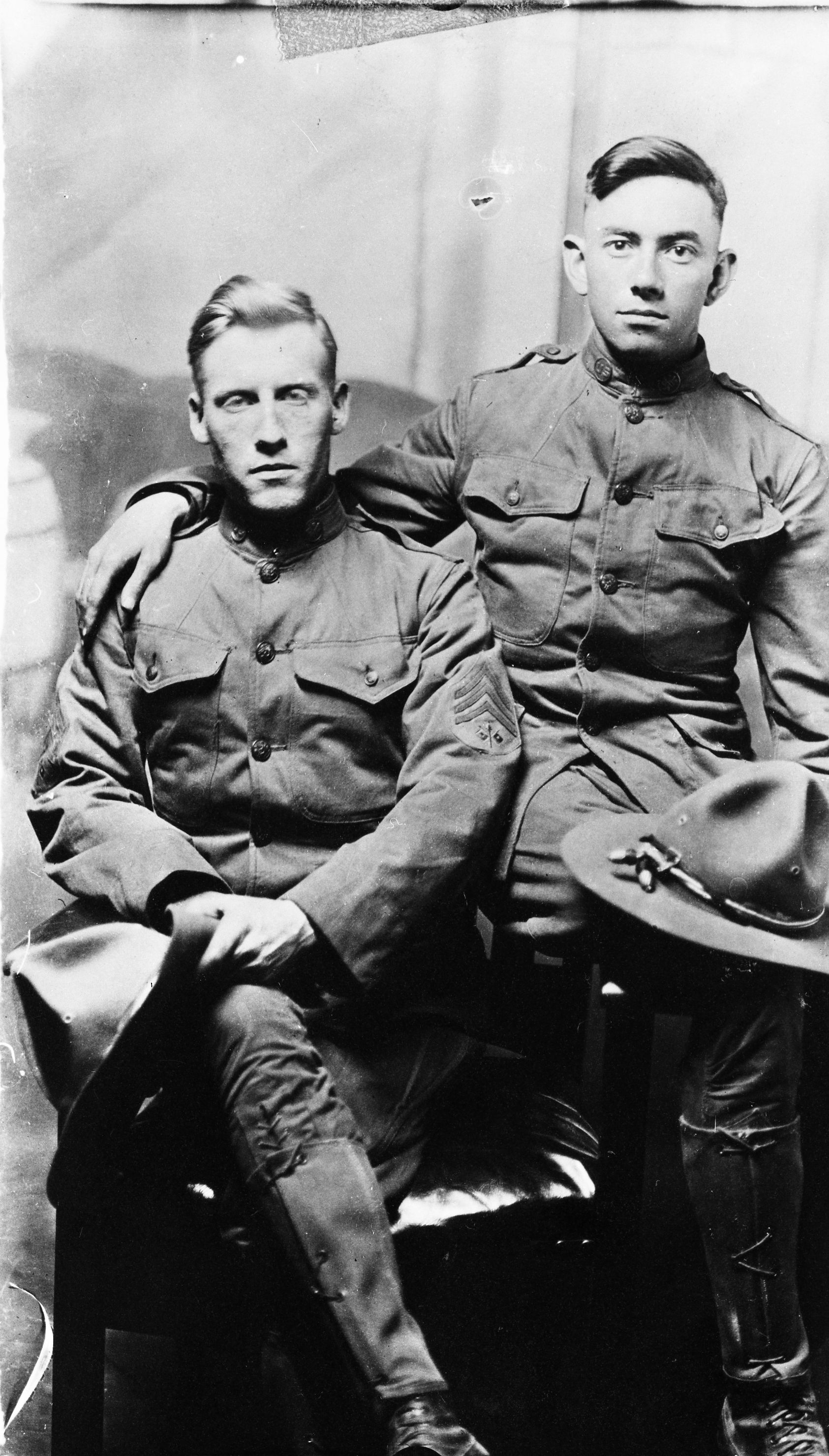Joseph Jenkins, W.W.II (left)
