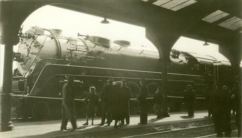 Scranton, PA--DL&W Passenger Station--DL&W Locomotive no. 1939