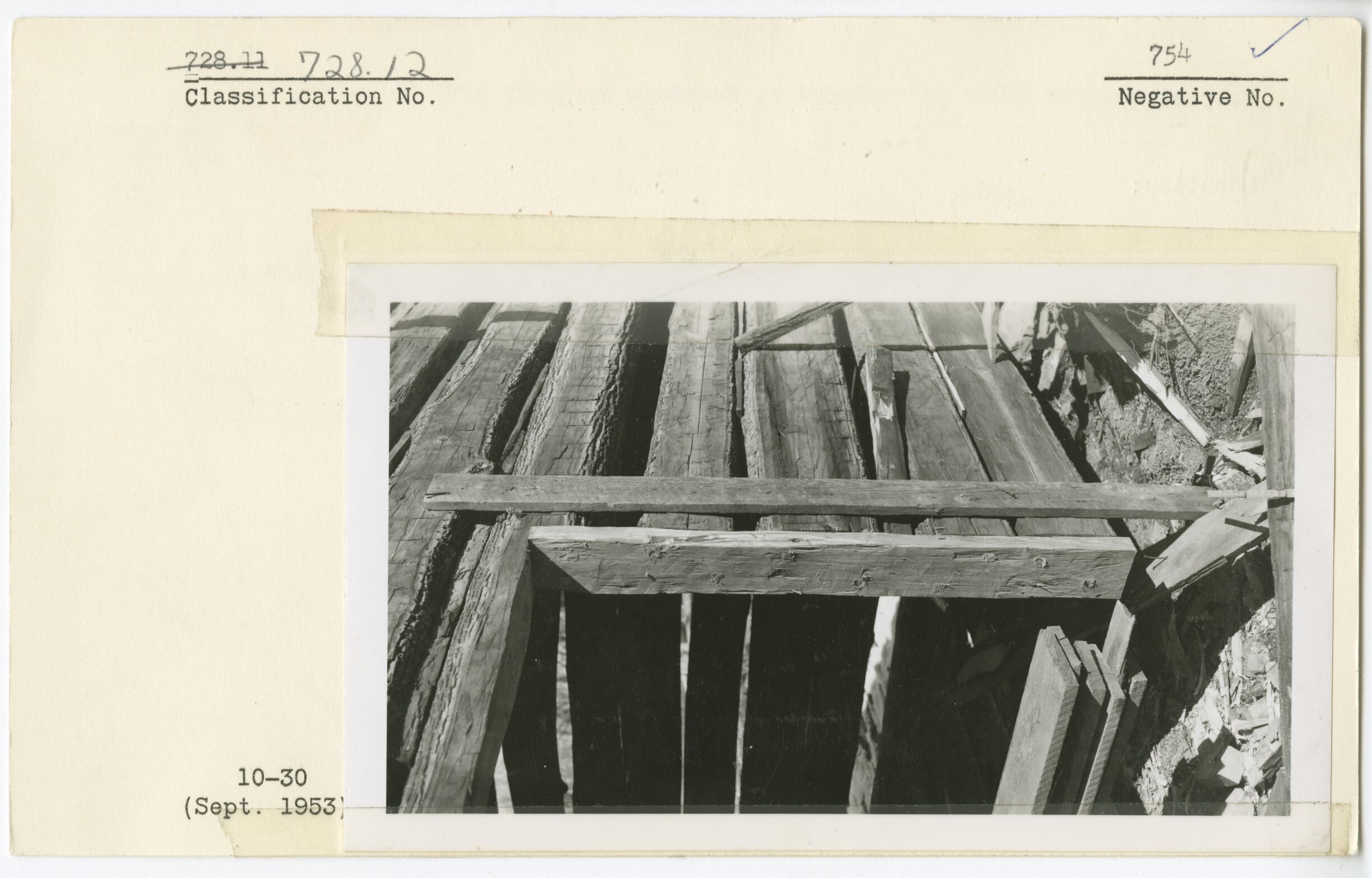Ramsey Cabin as restored at Humpback Rocks by NPS, 1952-53