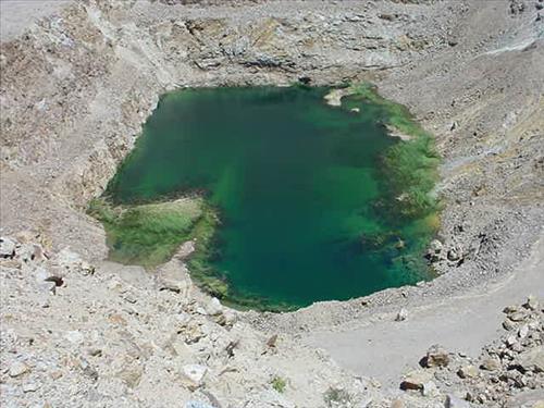 Morning Star Mine's Cyanide Heap Leach Pads