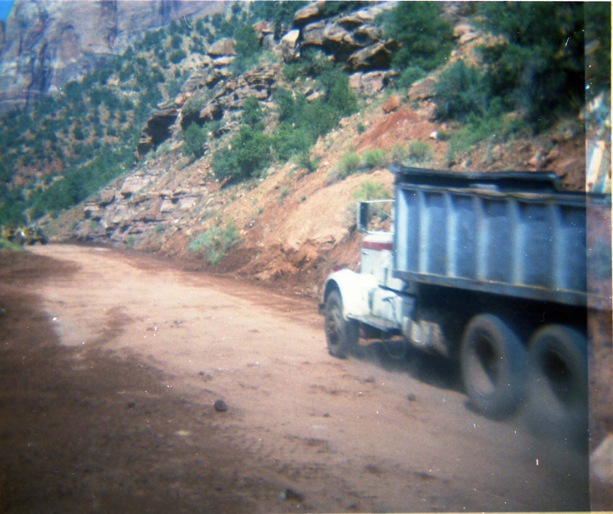Color photos of flood damage from the flood of 1975.
