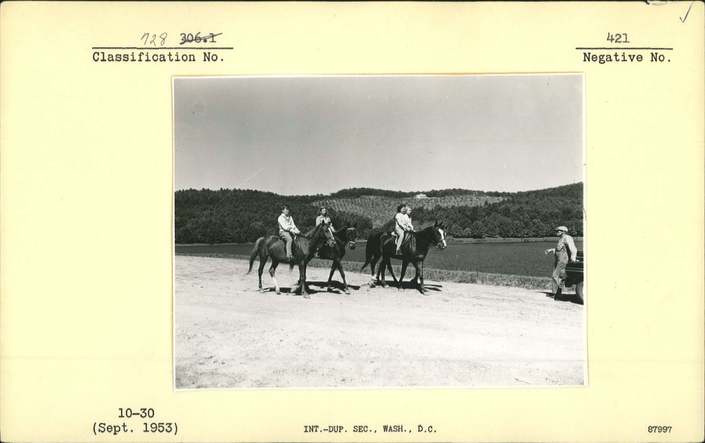 Horseback riding at Moses H. Cone Memorial Park