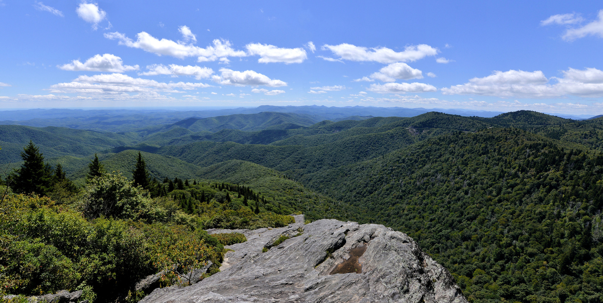 View south from Devil's Courthouse