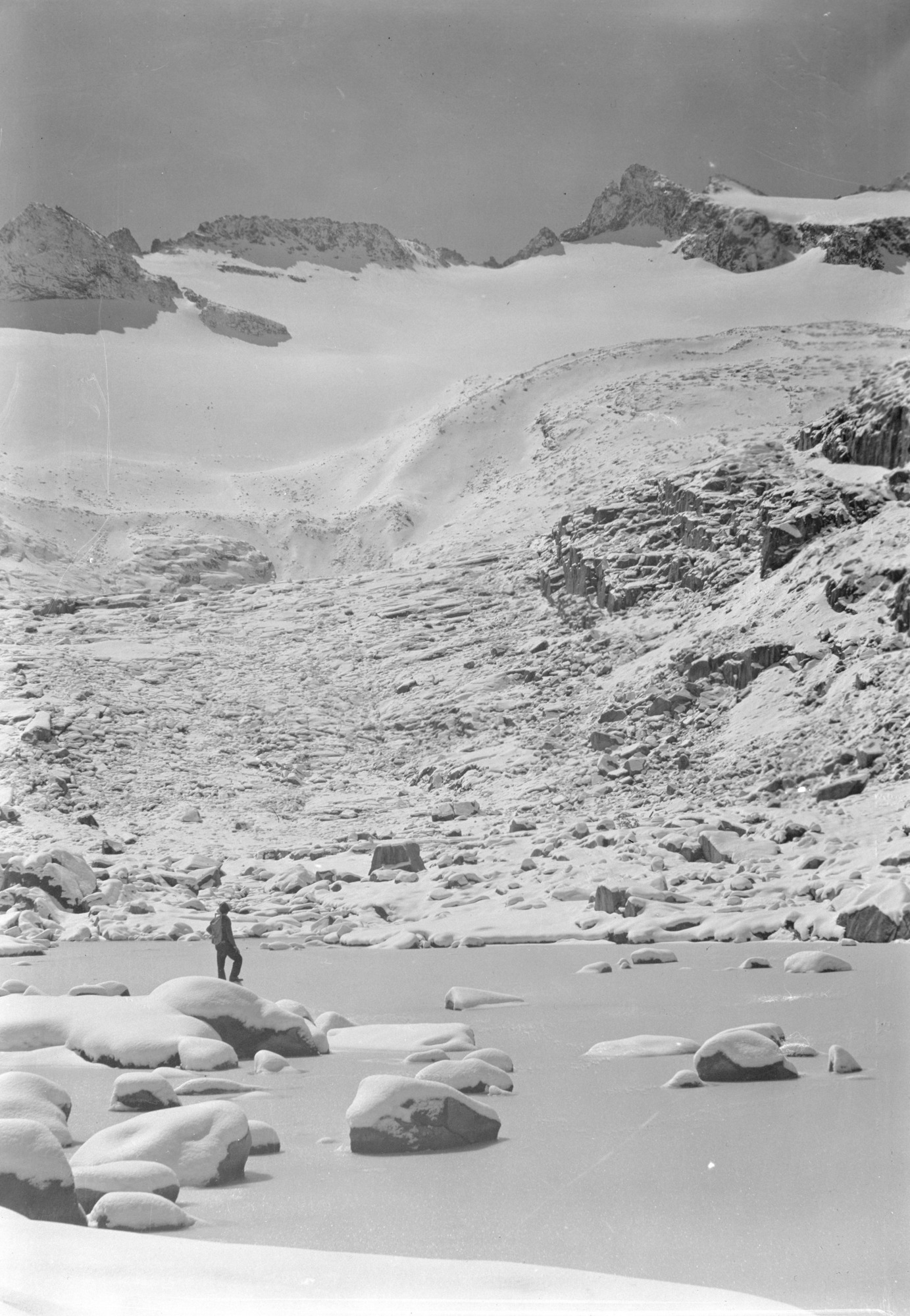 Mt. Lyell after a snowstorm.