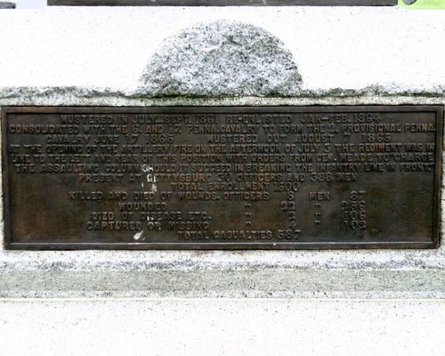 1st Pennsylvania Cavalry Monument