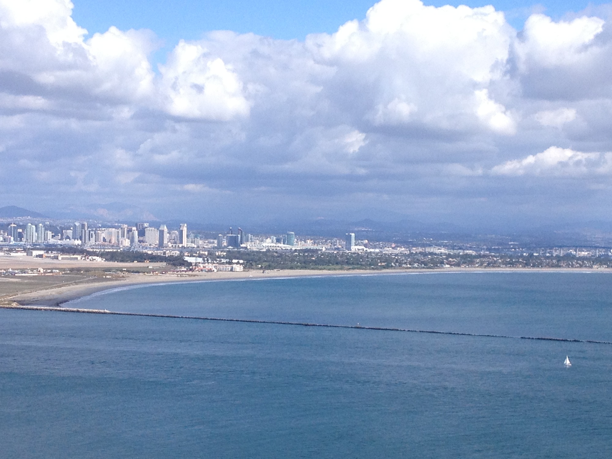 San Diego Bay and Silver Strand from Point Loma Lighthouse