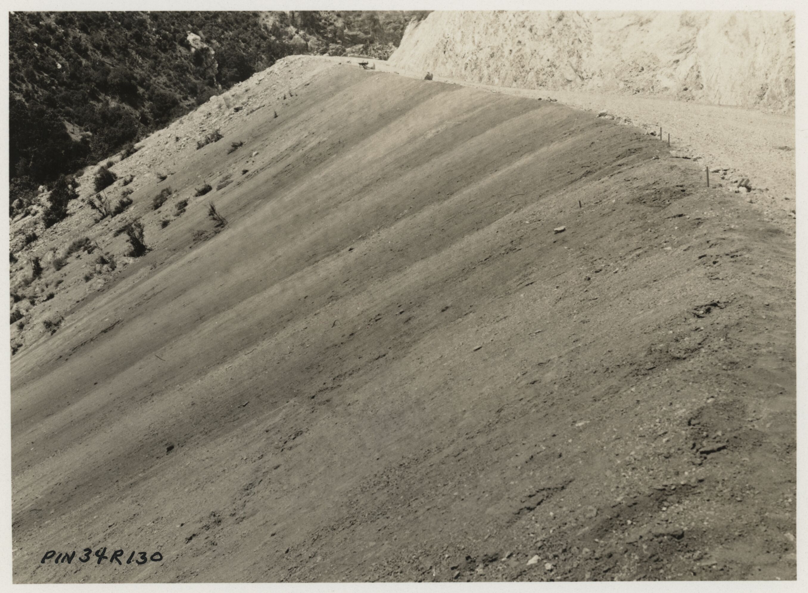 Bear Gulch Entrance Road Slope