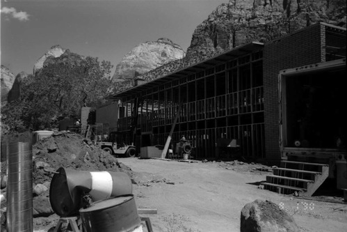 Construction of headquarters addition.