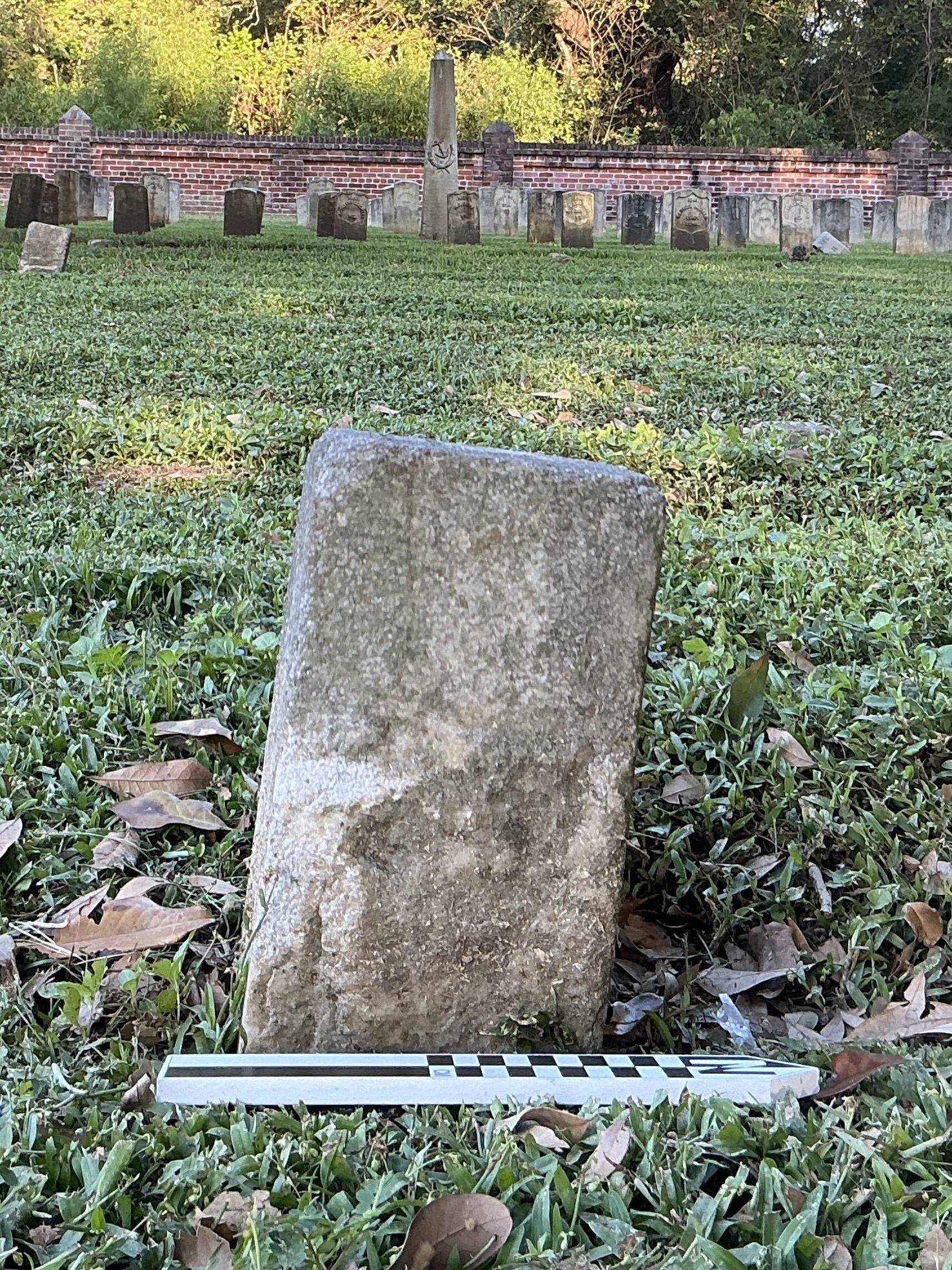 Extra image of flat marble marker