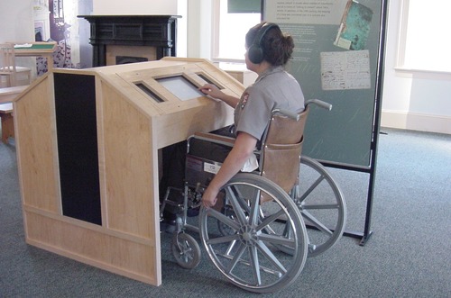 Thematic Websites Accessibility Photos touchscreenwheelchairheadphones