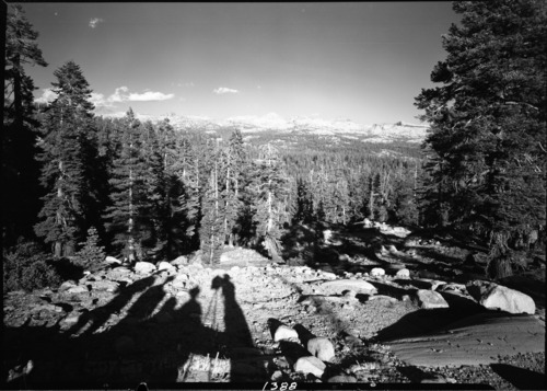 Gale and Sing Peaks (on SE boundary of park). Taken between Buck Camp and Chiquito Pass.