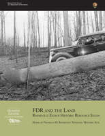 The cover of the report includes an image of FDR driving his car through his forestry plantations.