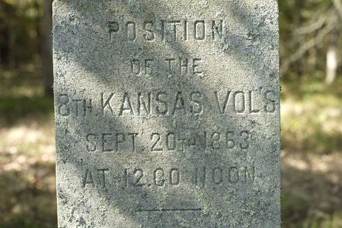 8th Kansas Volunteer Infantry Regiment Marker