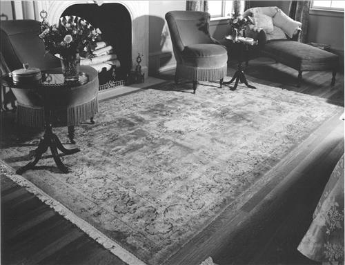 Oriental rugs at the Eisenhower National Historic Site in March 2003.