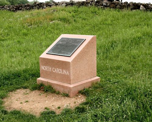 26th North Carolina Advance Marker