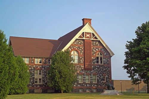 Former Calumet & Hecla Public Library in Keweenaw National Historical Park