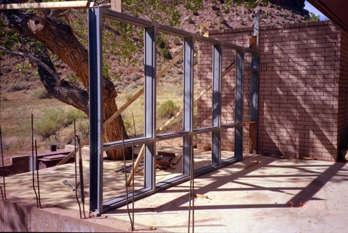 Construction of headquarters addition.