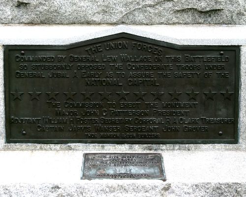 14th New Jersey Regiment Monument at Monocacy National Battlefield, July 2004
