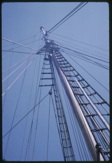 Exterior details of the Eppleton Hall (built 1914; tugboat) upon her arrival in San Francisco from Newcastle, England.