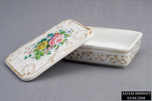 Porcelain Box and Cover from the Adams National Historical Park Collection