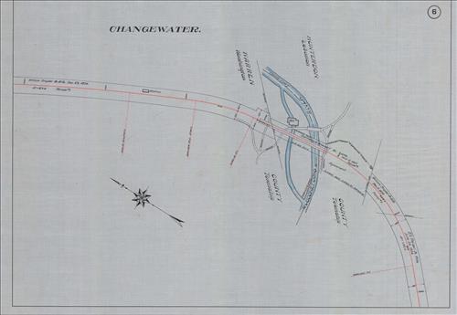 52420.LK--Property Map--Warren Railroad--Hampton Junction to Washington, NJ