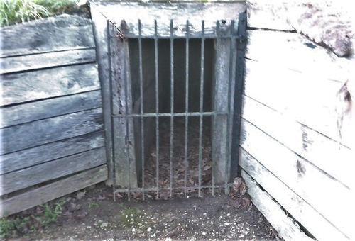 iron gate and entrance to powder magazine