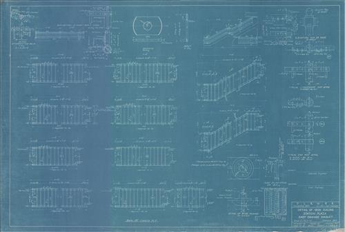 20348.BL-(GROUP 3) East Orange, NJ--East Orange Viaduct, station and station plaza [1921-1922]