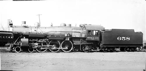 011/001.146--Chicago & Alton Railroad Locomotives [Group 4]