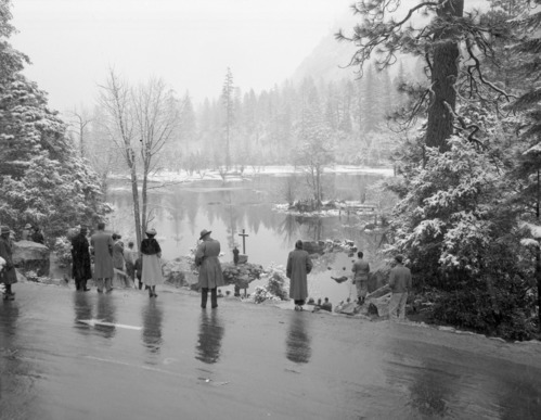 Mirror Lake on Easter Sunday.