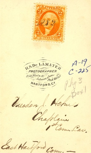 Captain and Chaplain Theodore J. Holmes