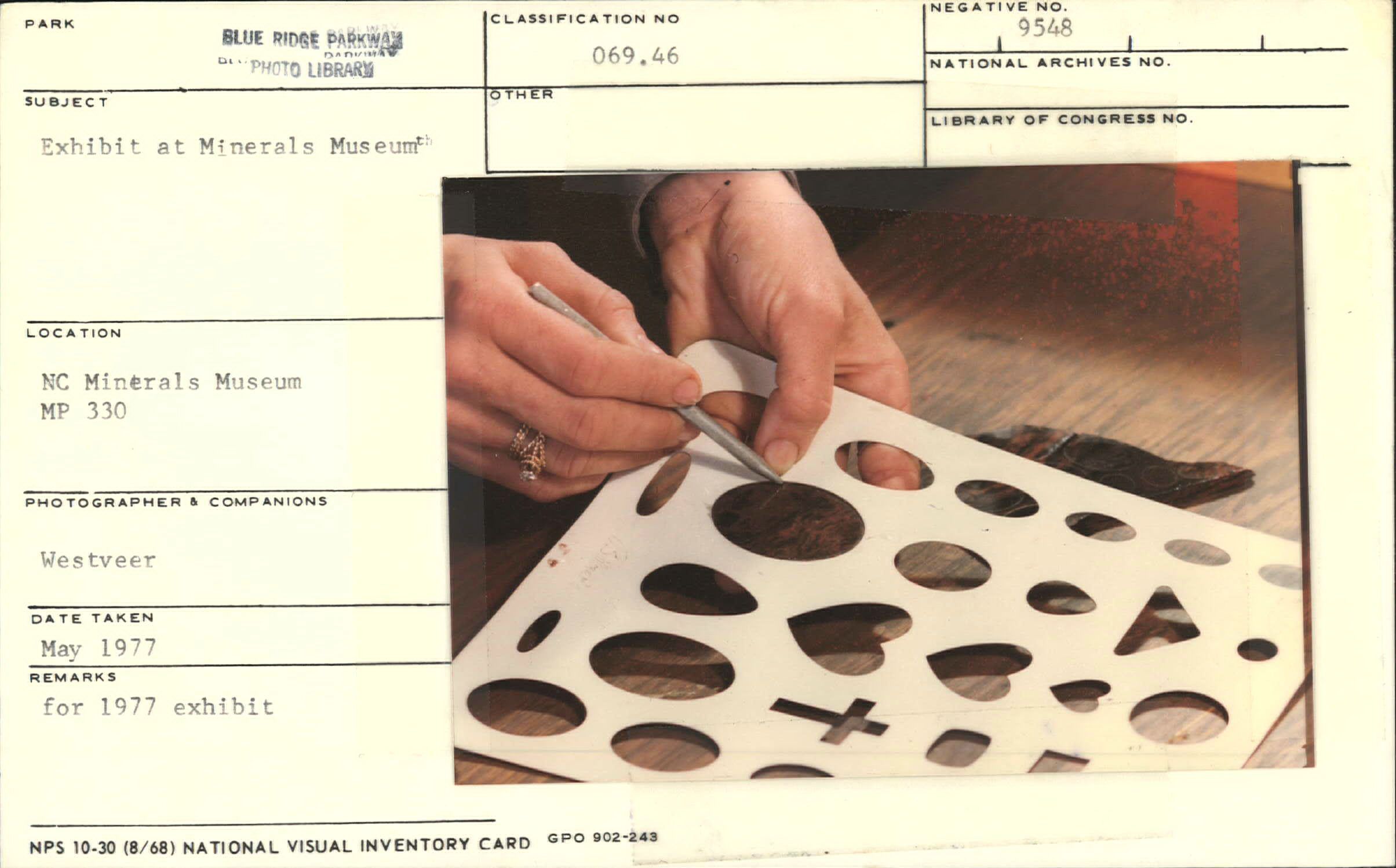 Ranger demonstration at Museum of North Carolina Minerals