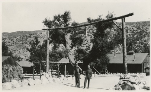 CCC Enrollees at Camp Pinnacles Entrance