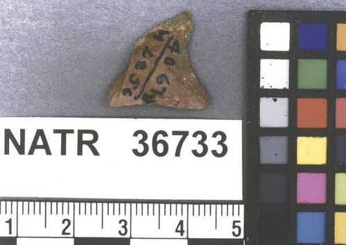 NATR   36733 -- Late Woodland / Miss Triangular Cluster projectile point