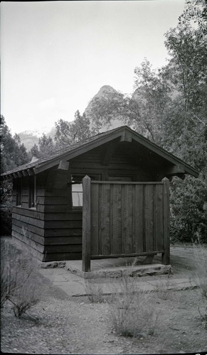 Comfort station at Canyon Junction, headquarters area.