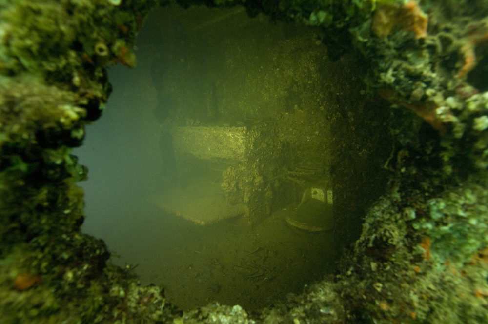 Interior Desk Viewed from a Porthole
