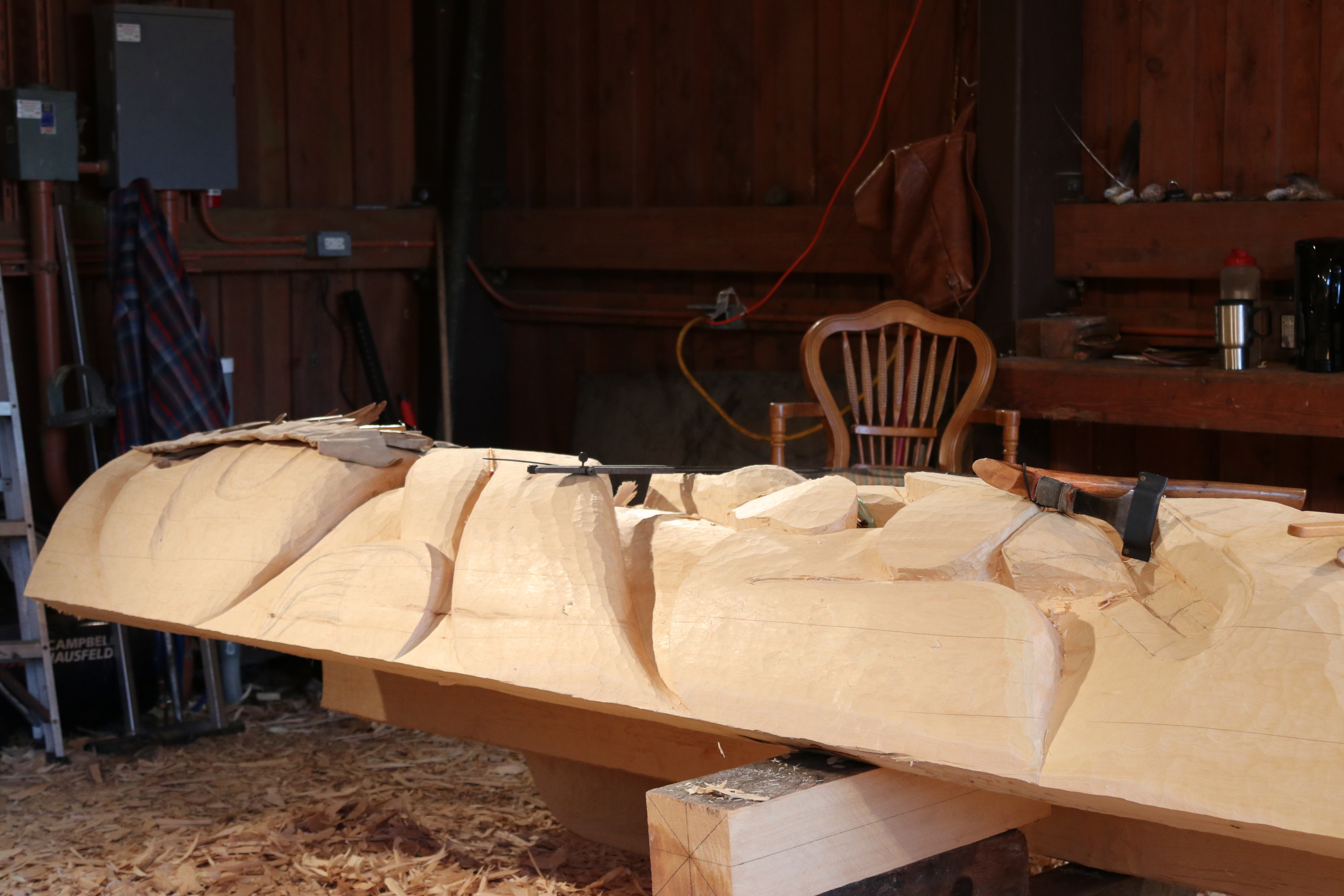 Bottom Half of the Waasgo Legend Pole