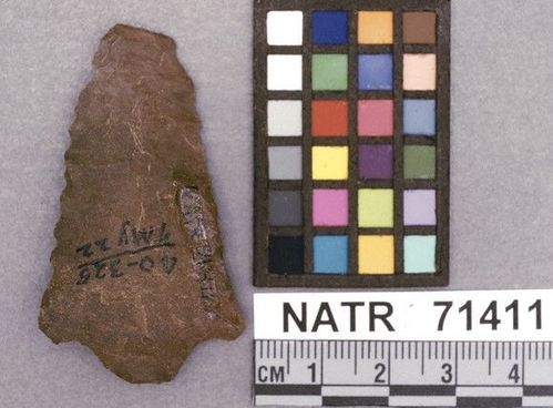NATR   71411 -- Morrow Mountain Cluster projectile point